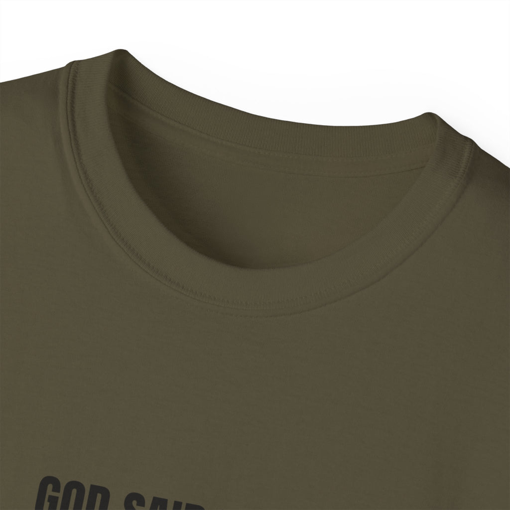 Biblical Humor Tee — "God Said We Are the Salt of the Earth" with Lot's Wife Design