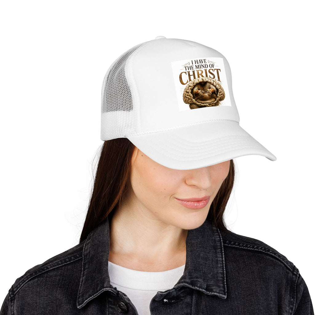 Christian Trucker Hat — "I Have the Mind of Christ" Foam Cap