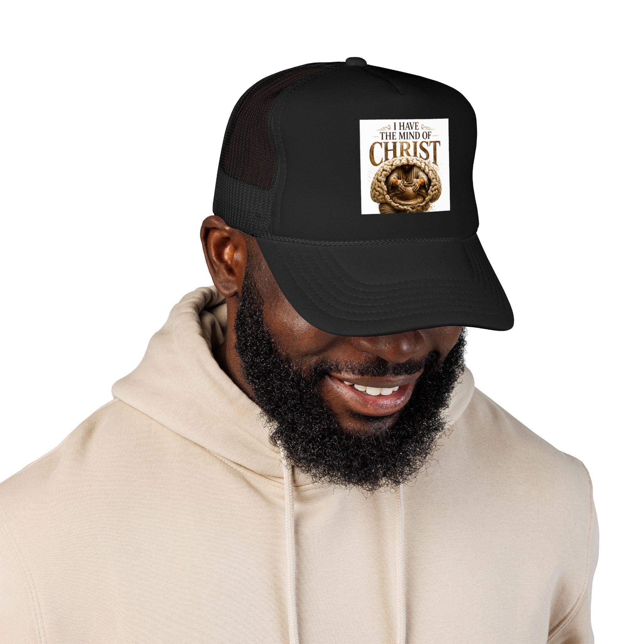 Christian Trucker Hat — "I Have the Mind of Christ" Foam Cap