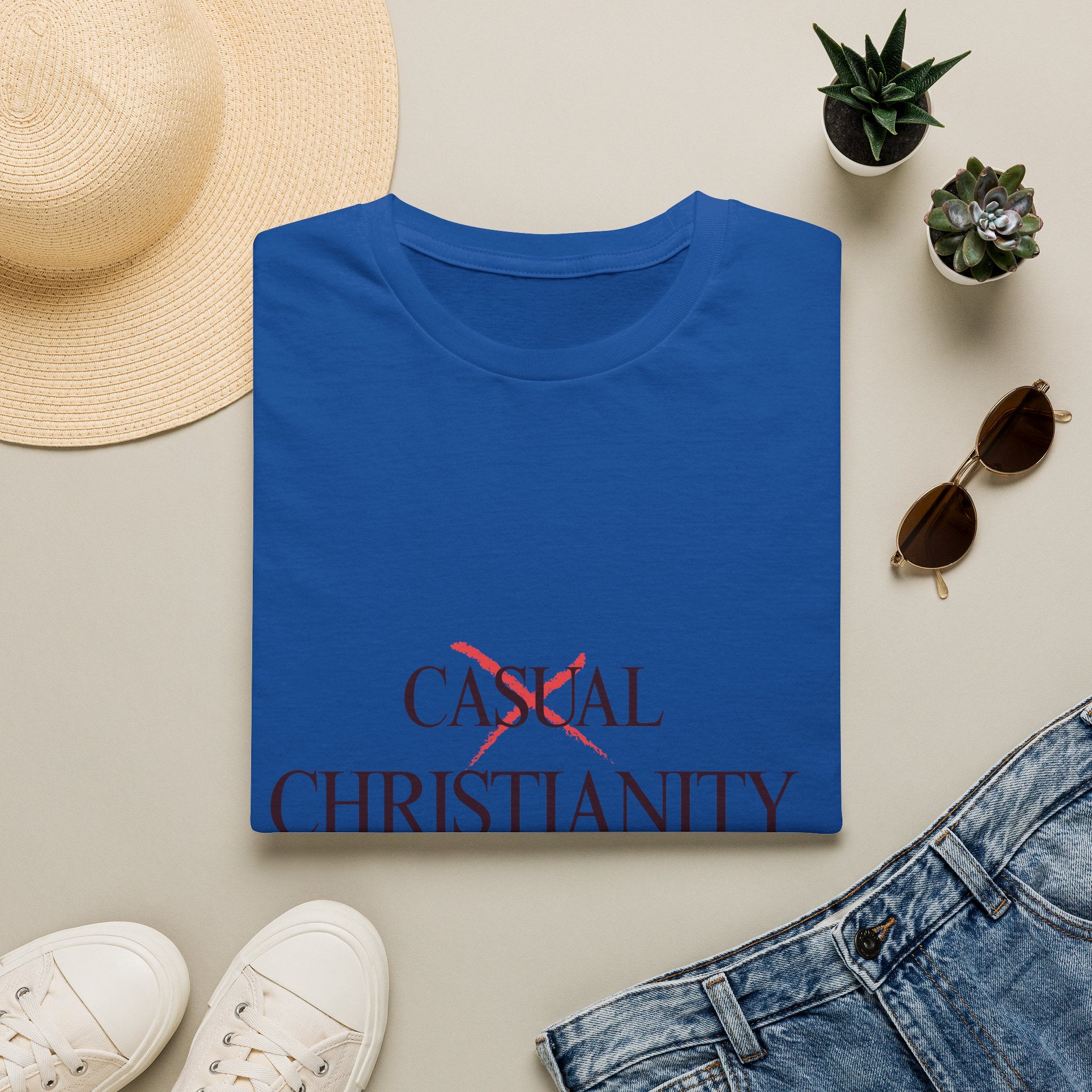 Casual Christianity T-Shirt — 'Not Casual' Faith Graphic Tee