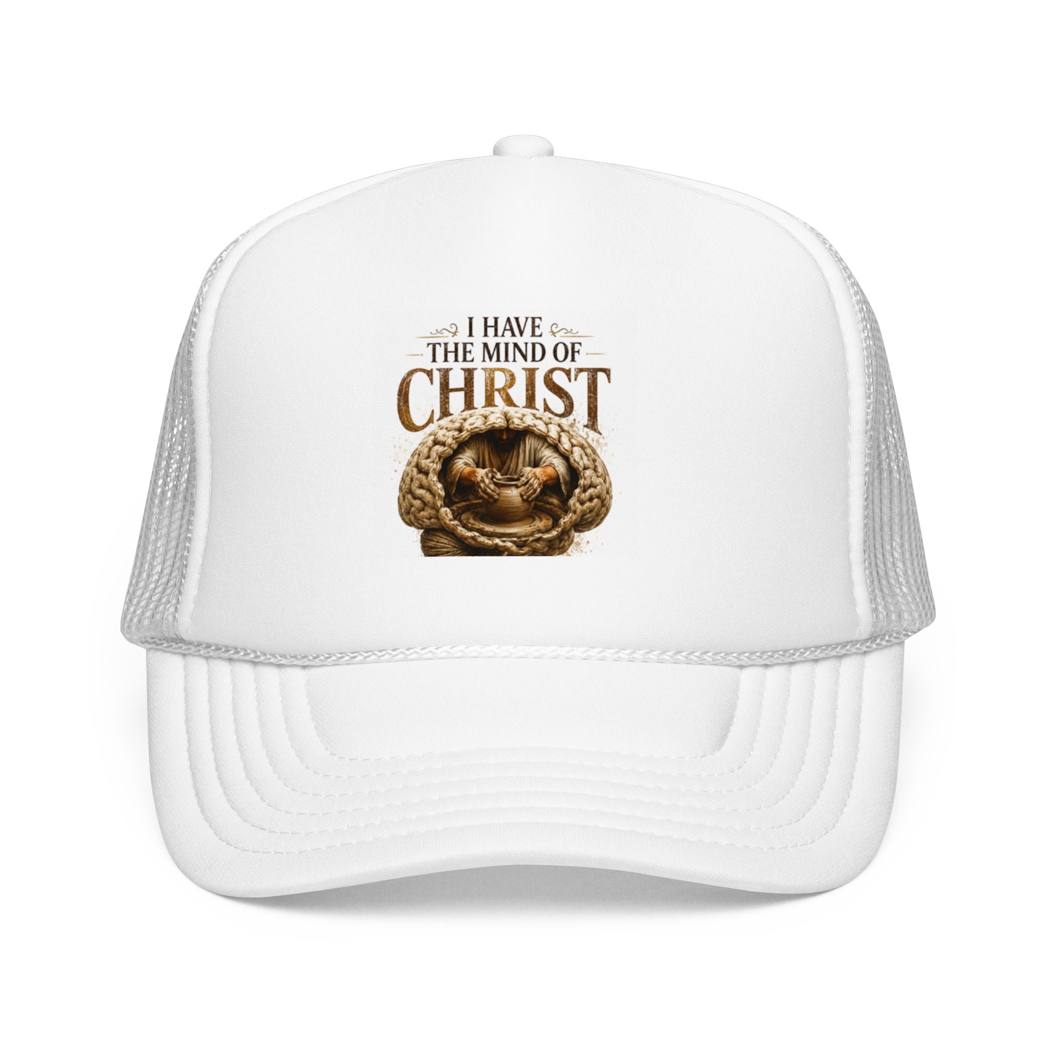Christian Trucker Hat — "I Have the Mind of Christ" Foam Cap