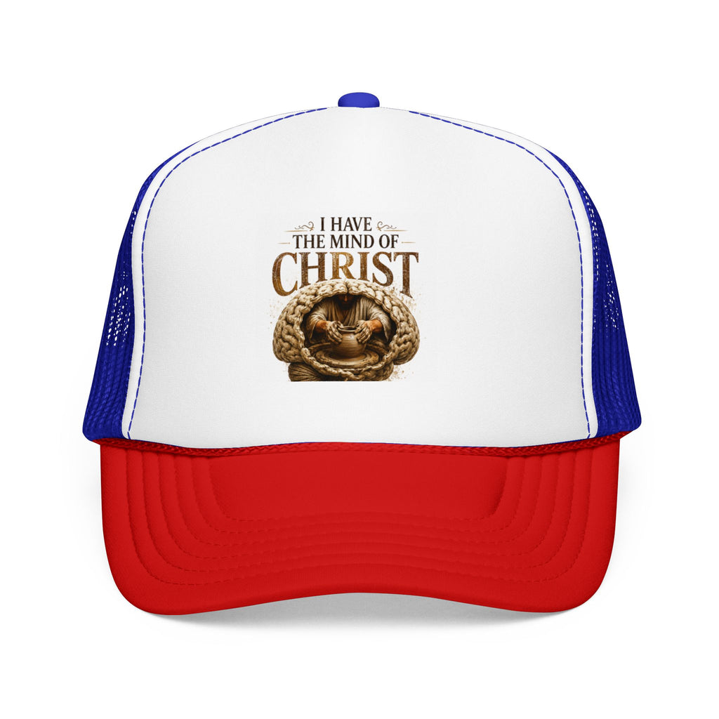 Christian Trucker Hat — "I Have the Mind of Christ" Foam Cap