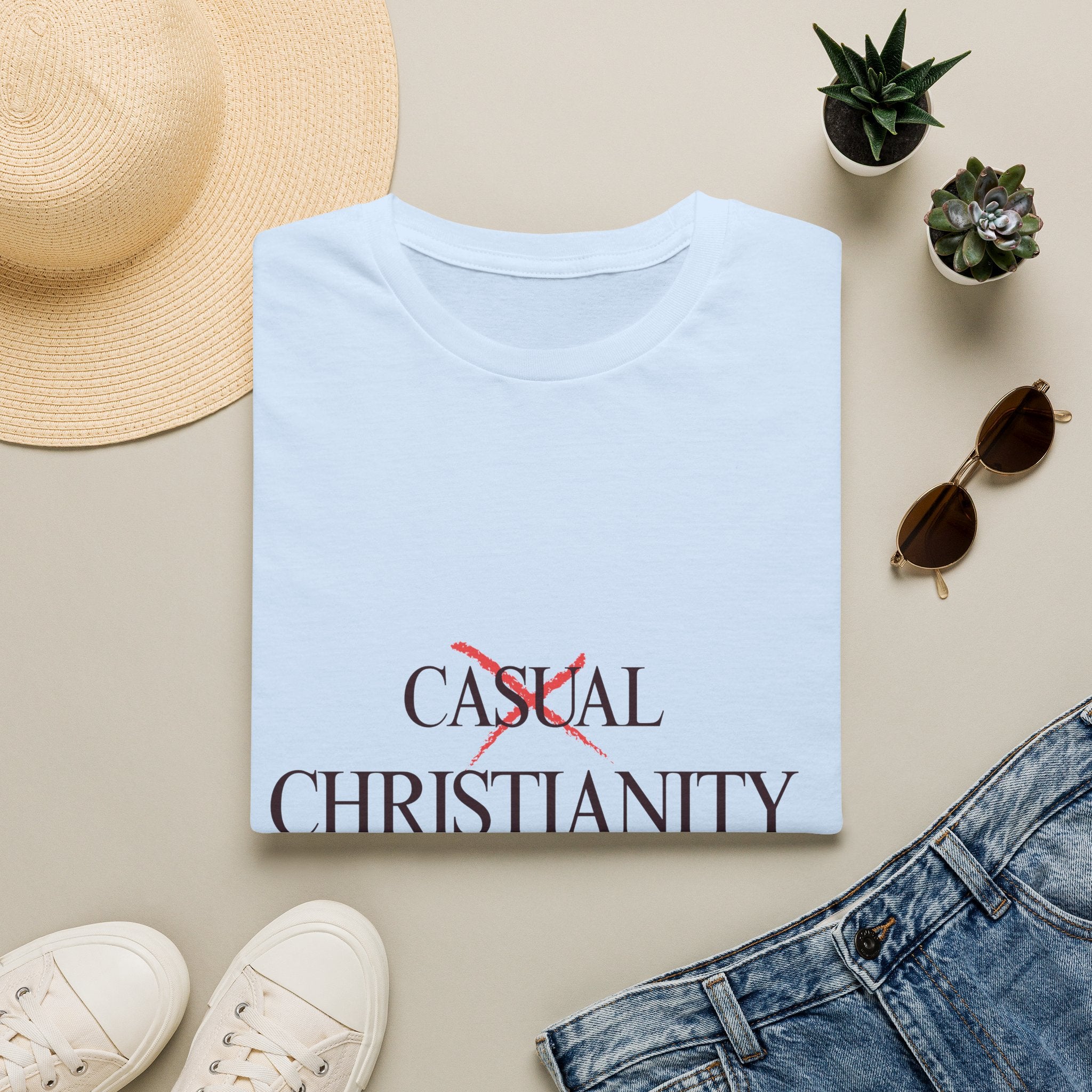 Casual Christianity T-Shirt — 'Not Casual' Faith Graphic Tee
