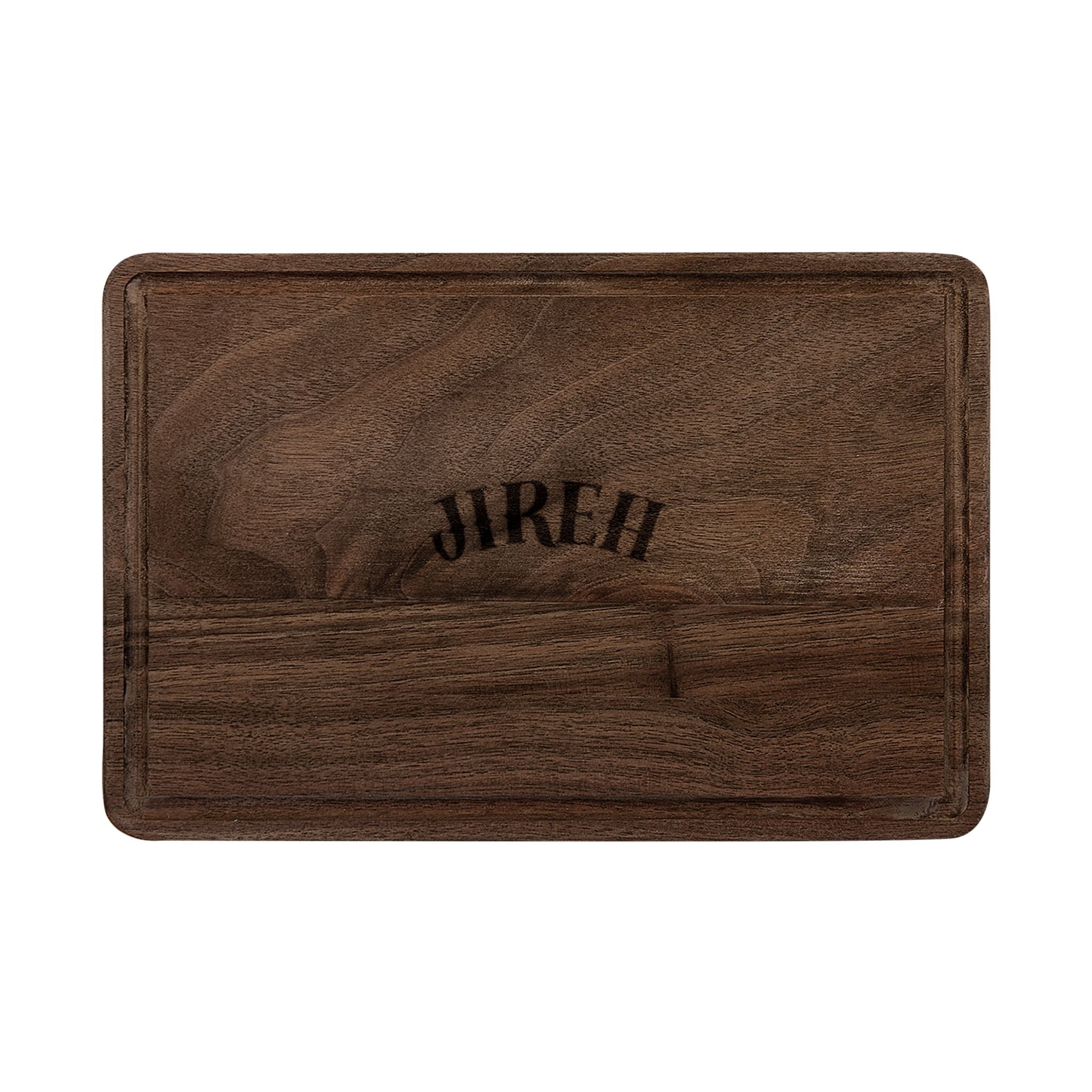 Personalized 'JIREH' Engraved Wooden Cutting Board
