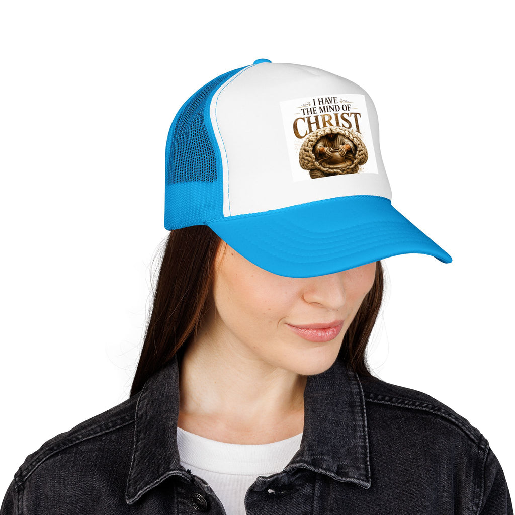 Christian Trucker Hat — "I Have the Mind of Christ" Foam Cap