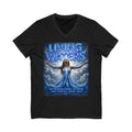 Living Waters Christian V‑Neck Tee — Inspirational Faith Shirt