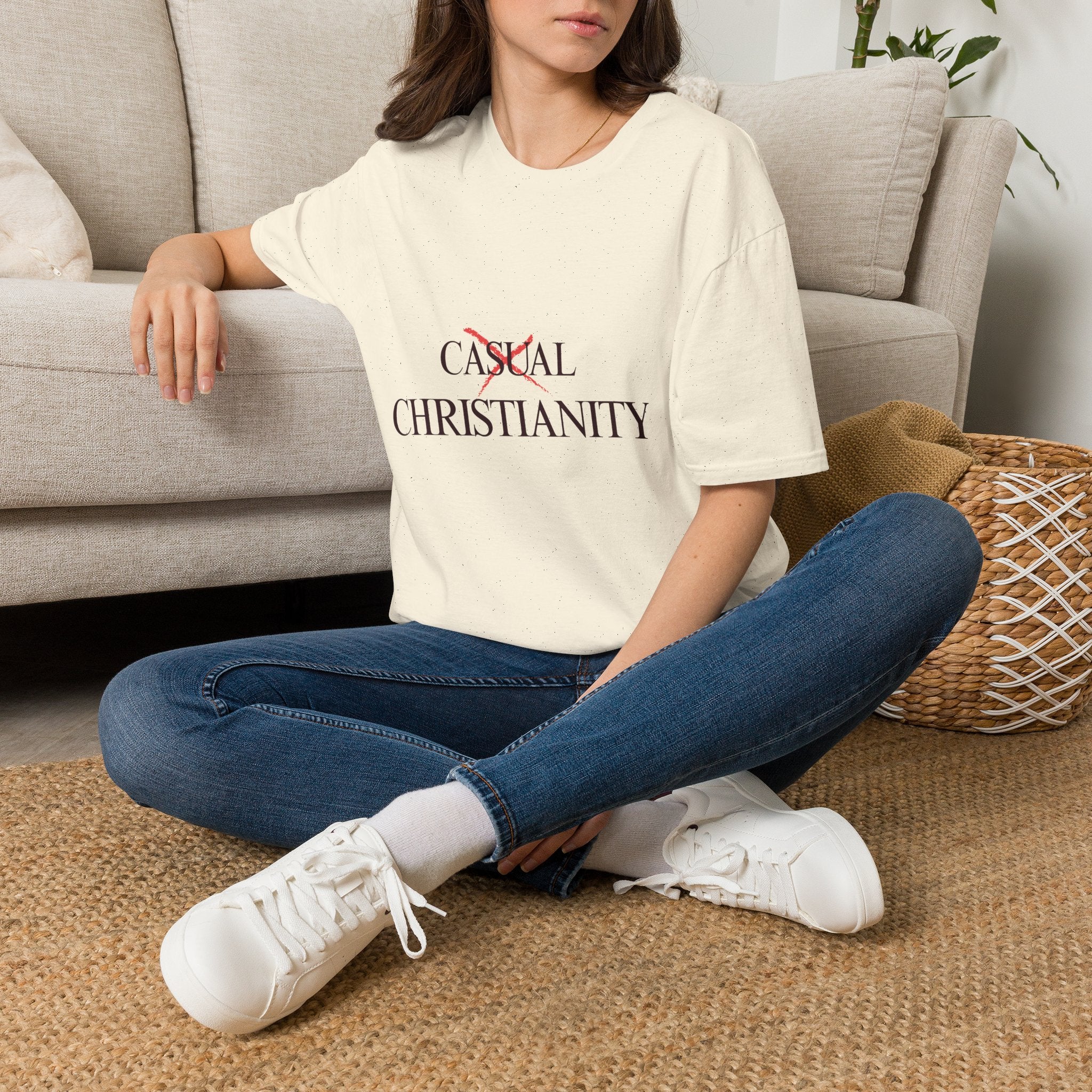 Casual Christianity T-Shirt — 'Not Casual' Faith Graphic Tee