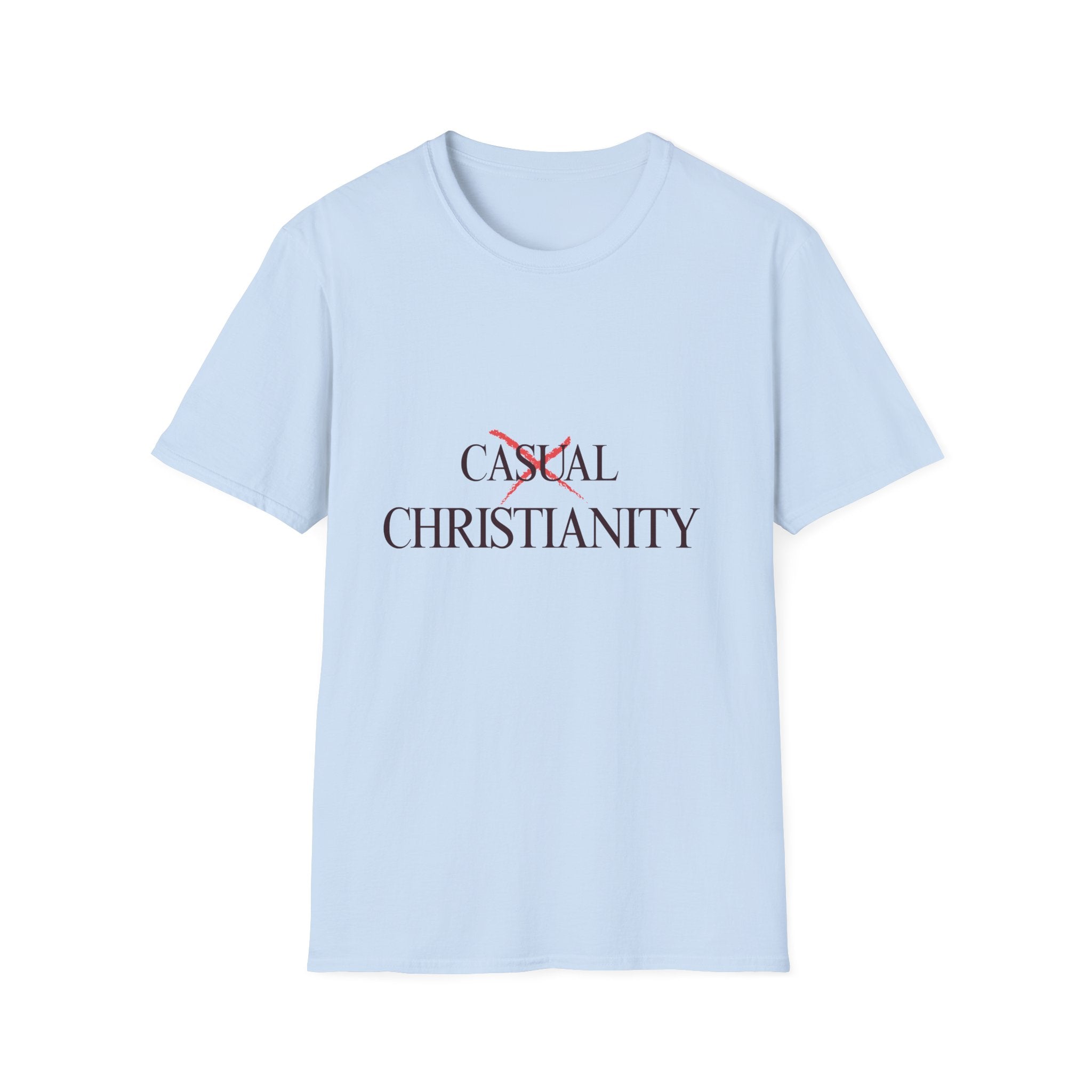 Casual Christianity T-Shirt — 'Not Casual' Faith Graphic Tee