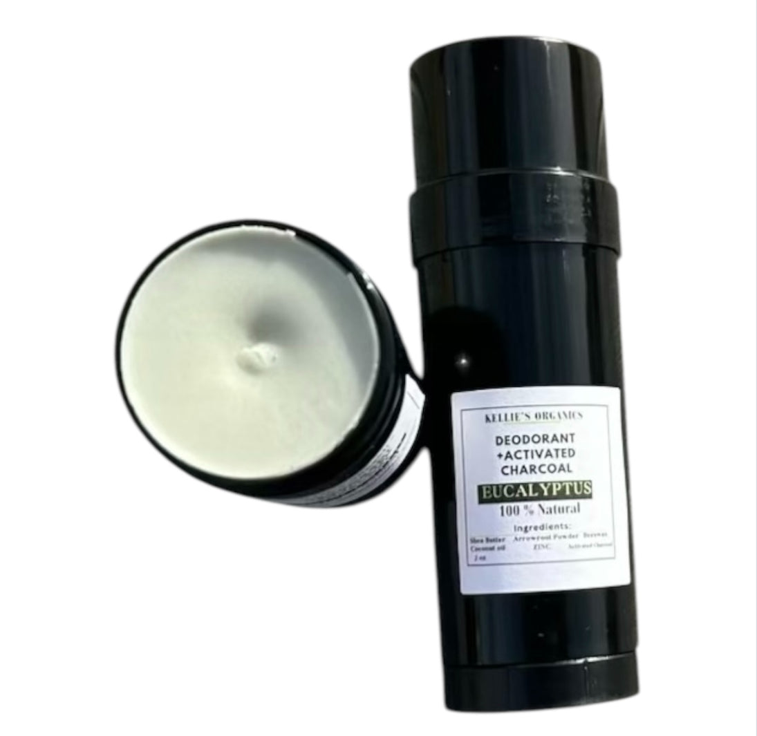 All Natural Deodorant+ Deactivated Charcoal image 1