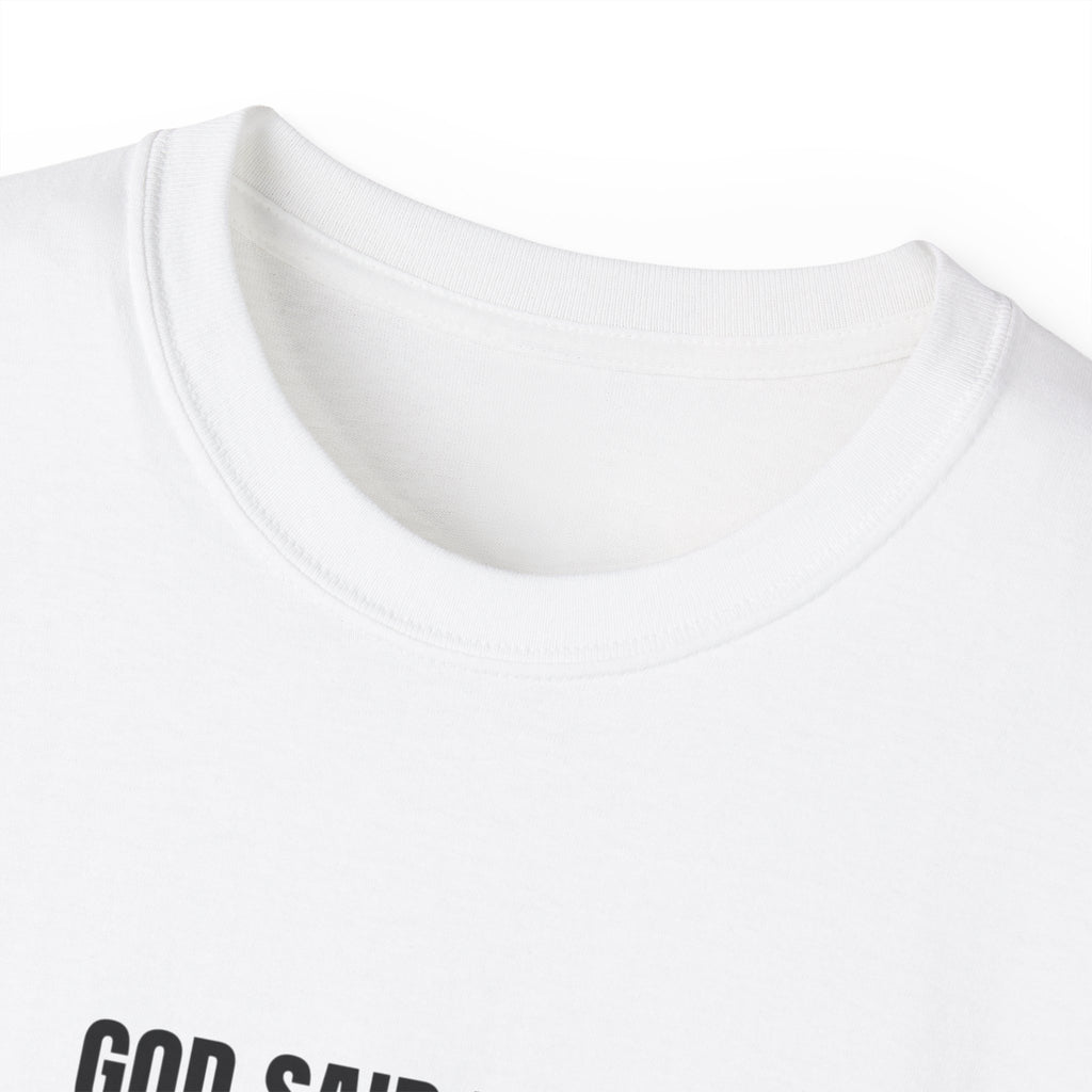 Biblical Humor Tee — "God Said We Are the Salt of the Earth" with Lot's Wife Design