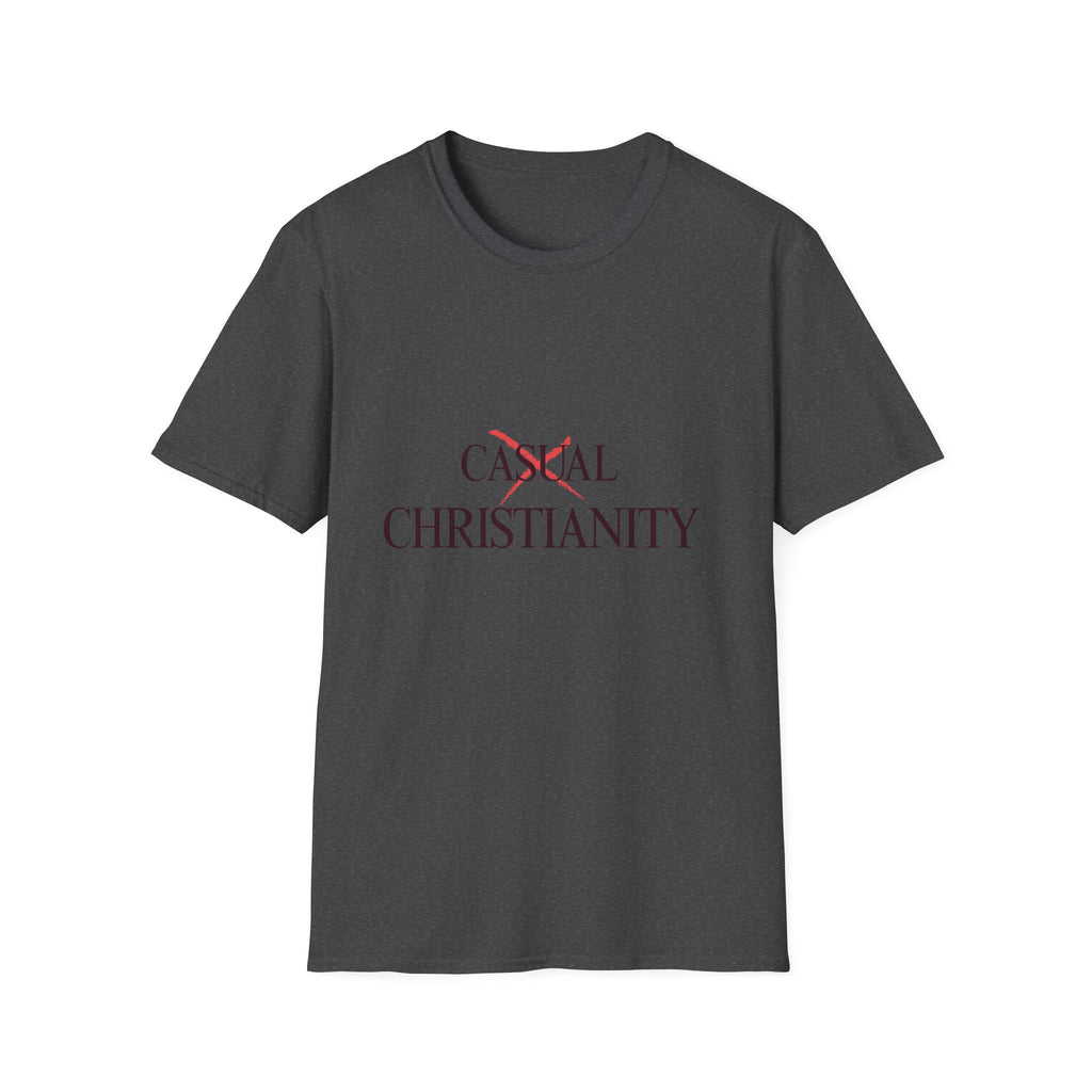 Casual Christianity T-Shirt — 'Not Casual' Faith Graphic Tee