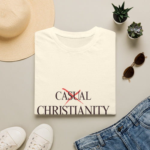 Casual Christianity T-Shirt — 'Not Casual' Faith Graphic Tee