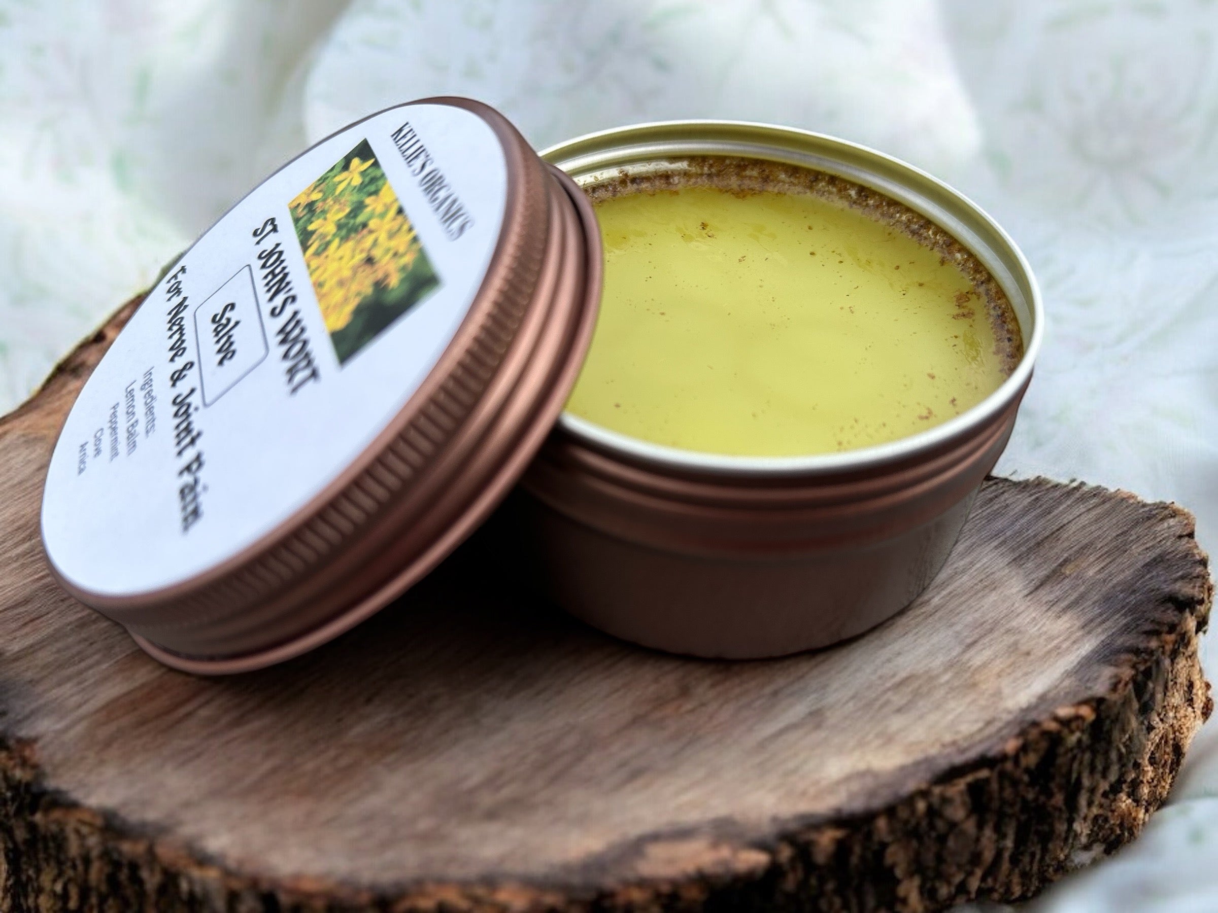 Organic St. John’s Wort Salve - For Nerve Pain, Shingles & Skin Irritation image 1