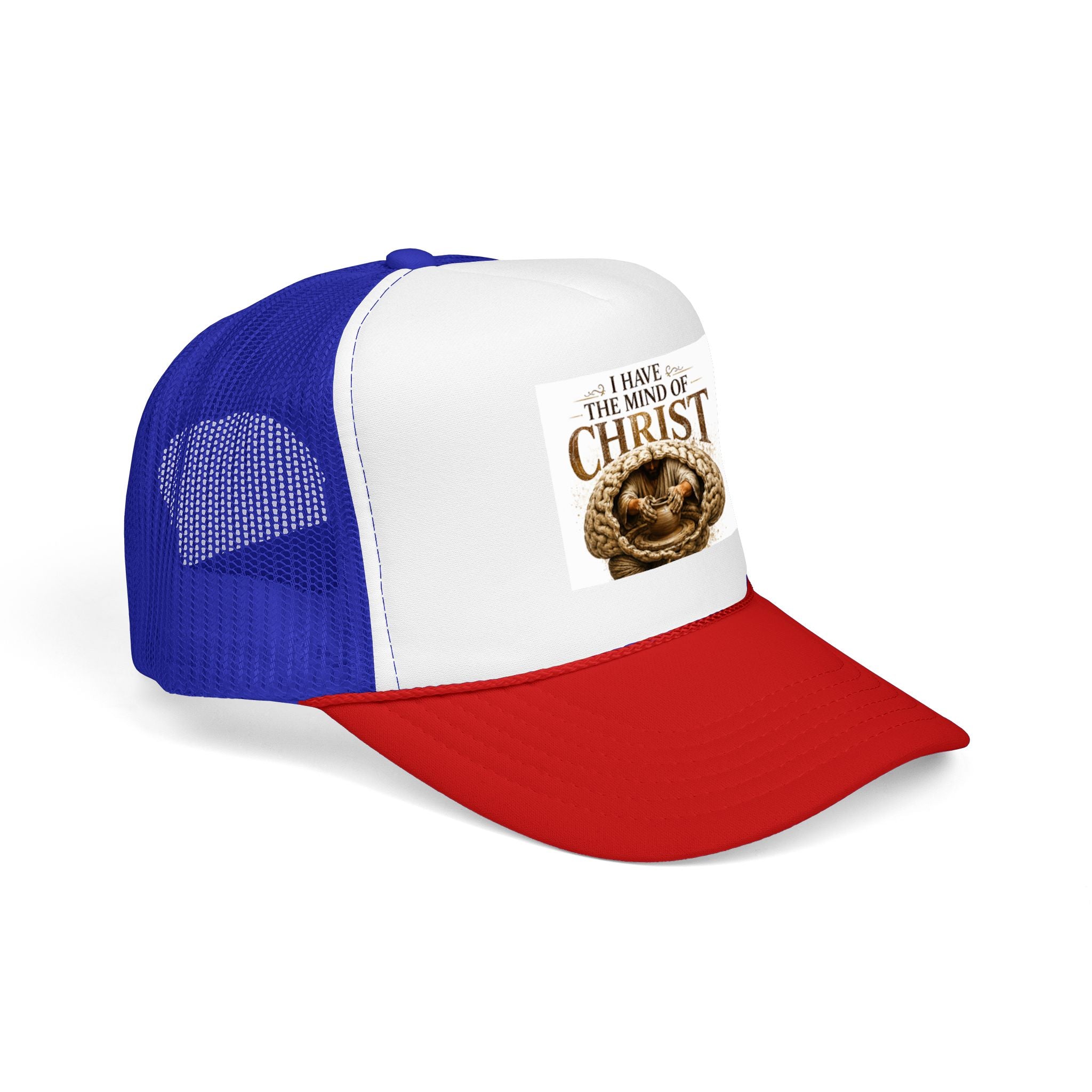 Christian Trucker Hat — "I Have the Mind of Christ" Foam Cap
