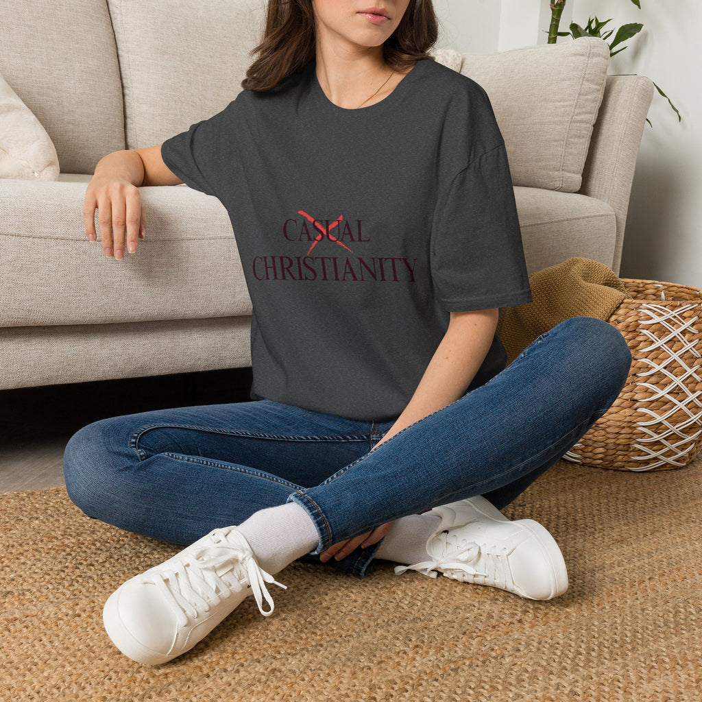 Casual Christianity T-Shirt — 'Not Casual' Faith Graphic Tee