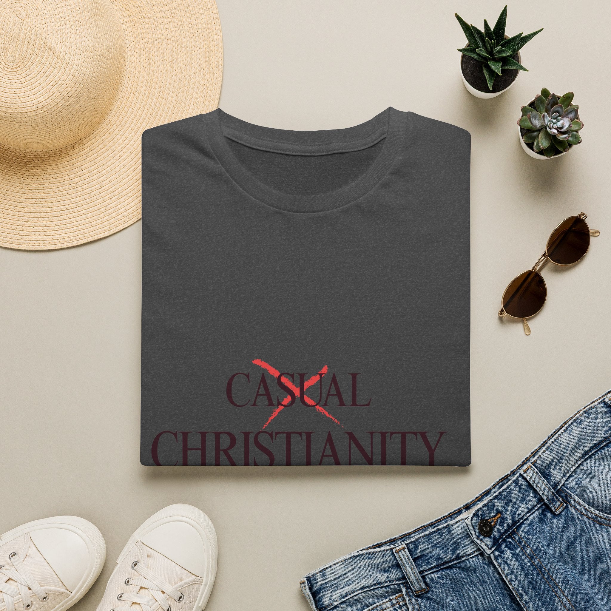 Casual Christianity T-Shirt — 'Not Casual' Faith Graphic Tee