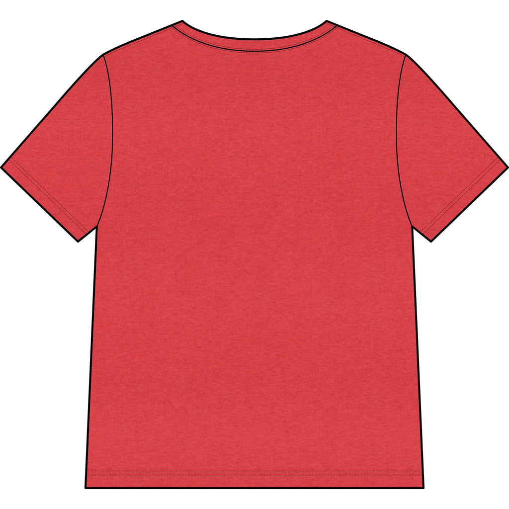 Women’s V-Neck Tee — 'YAHWEH Our Very Breath' Floral Lungs Faith Shirt