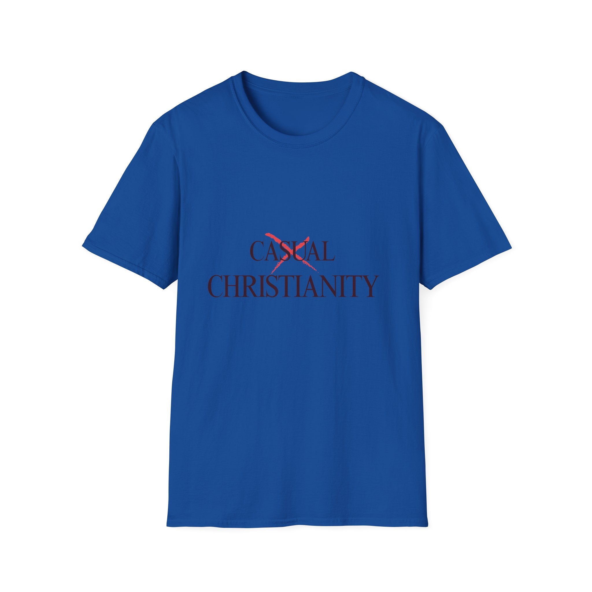 Casual Christianity T-Shirt — 'Not Casual' Faith Graphic Tee