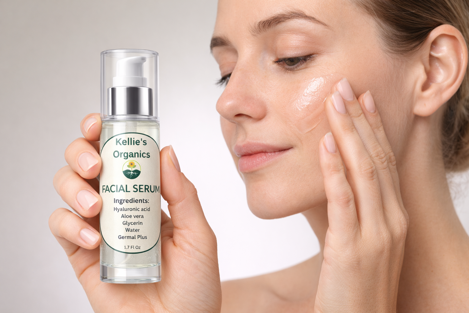 Hydrating Facial Serum with Aloe + HA + B5